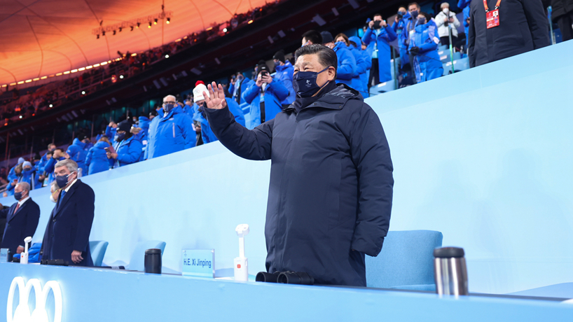习近平出席第二十四届冬季奥林匹克运动会闭幕式