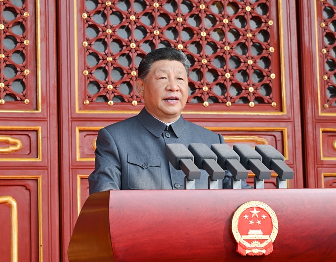 纪念中国人民抗日战争暨世界反法西斯战争胜利80周年大会在京隆重举行<br>习近平发表重要讲话并检阅受阅部队